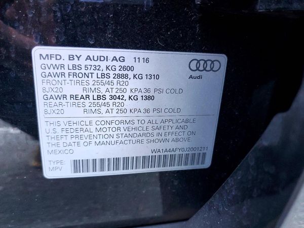 2018 AUDI SQ5 quattro Premium Plus