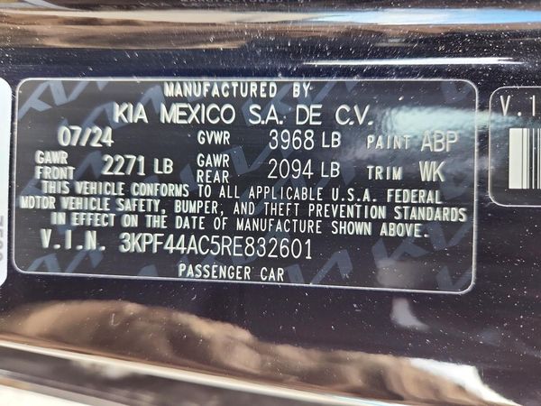 2024 KIA FORTE