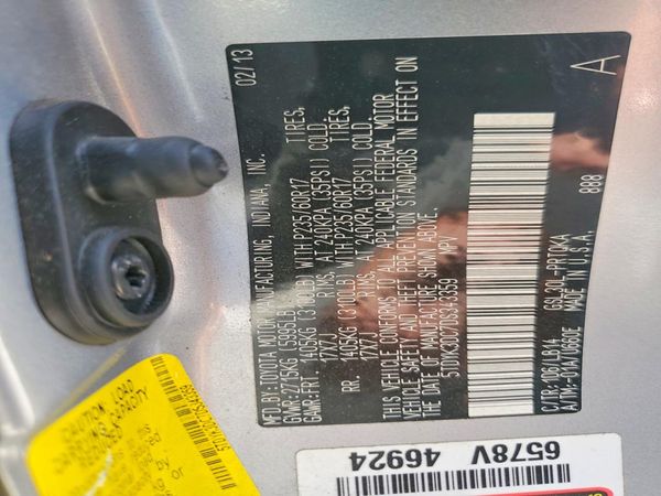 2013 TOYOTA SIENNA