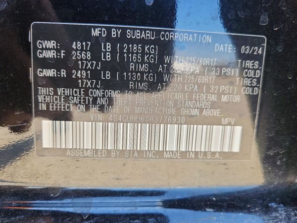 2024 SUBARU CROSSTREK Wilderness