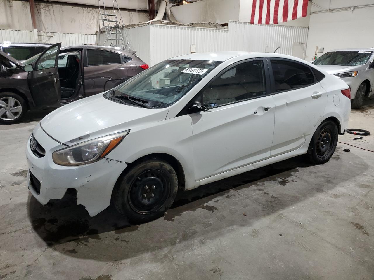 2015 HYUNDAI ACCENT GL(Middle-low) — Front 3/4