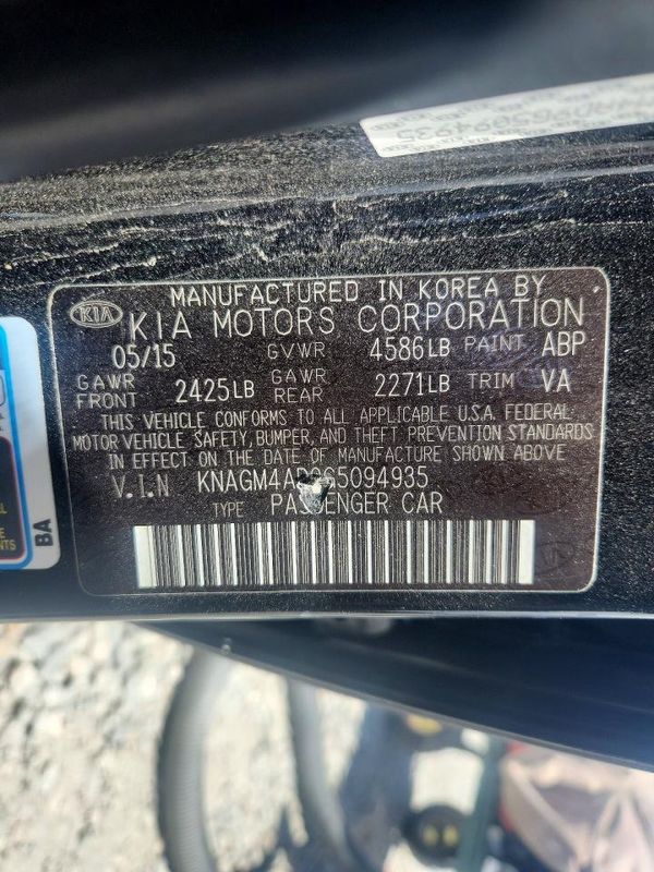 2016 KIA OPTIMA