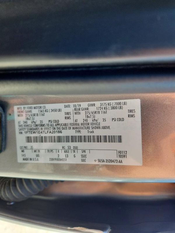 2020 FORD F150