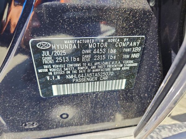 2026 HYUNDAI SONATA SEL Sport