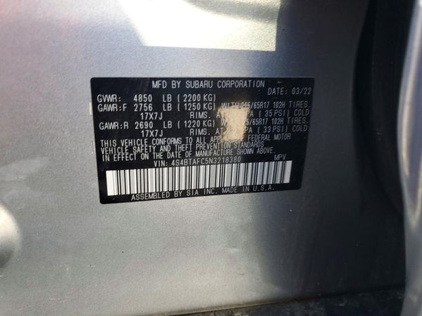2022 SUBARU OUTBACK Premium