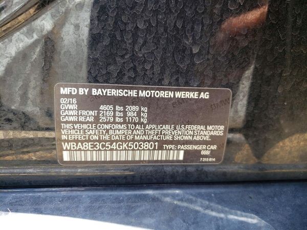 2016 BMW 328 xDrive SA