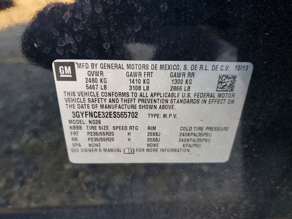 2014 CADILLAC SRX Performance