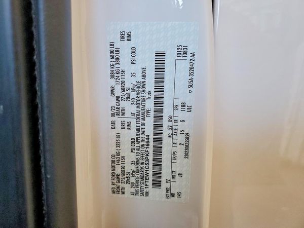 2023 FORD F150