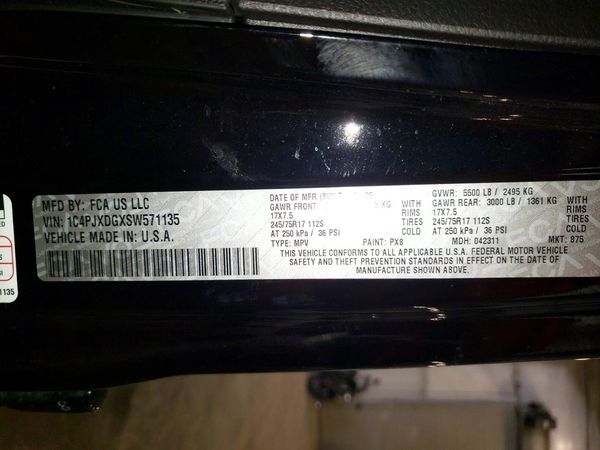 2025 JEEP WRANGLER 4-DOOR SPORT — VINS