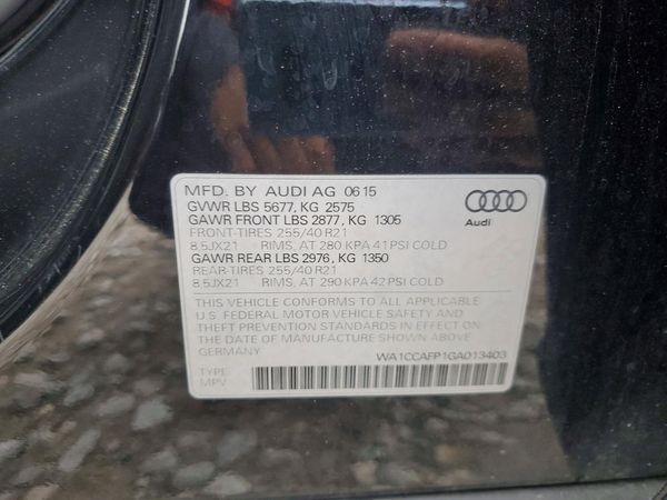2016 AUDI SQ5 quattro Premium Plus