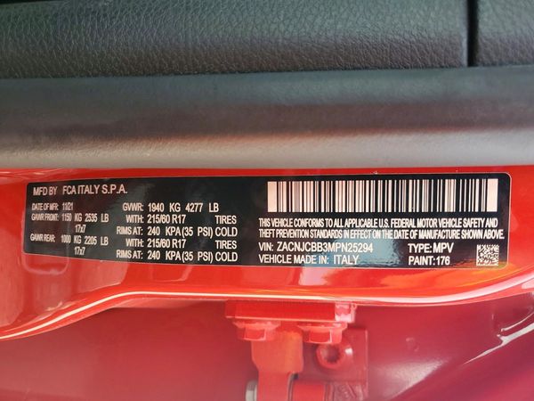 2021 JEEP RENEGADE LATITUDE 4X2