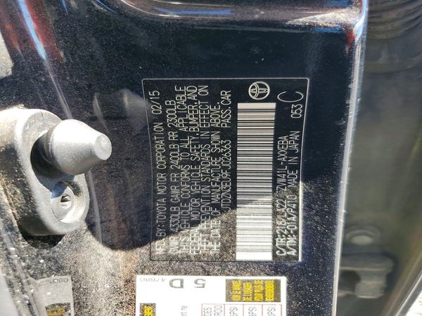 2015 TOYOTA PRIUS