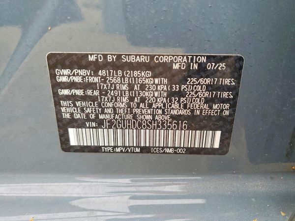 2025 SUBARU CROSSTREK Premium