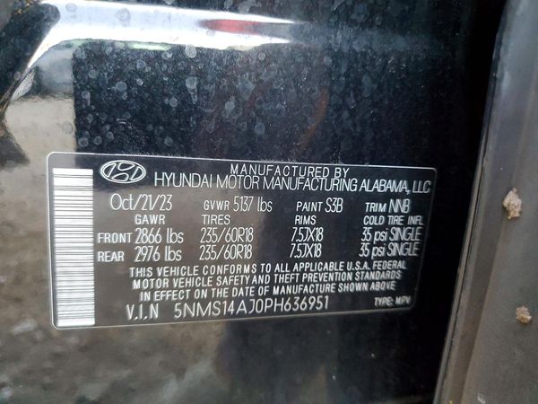 2023 HYUNDAI SANTA FE SE