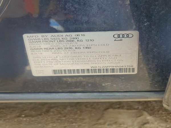 2017 AUDI Q5 quattro Premium Plus