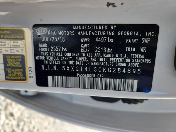 2019 KIA OPTIMA LX, S