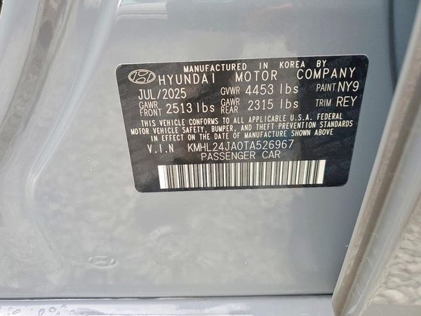 2026 HYUNDAI SONATA SE