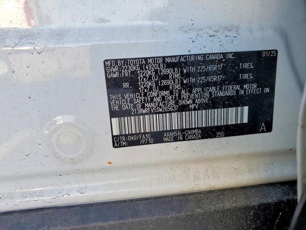2025 TOYOTA RAV4 HYBRID XLE