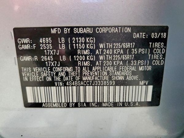 2018 SUBARU OUTBACK Premium