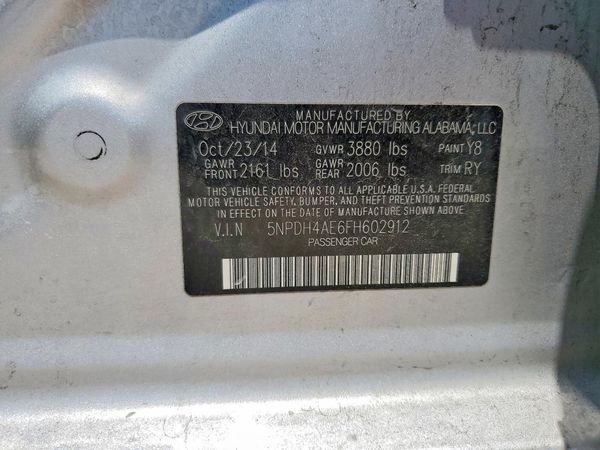 2015 HYUNDAI ELANTRA