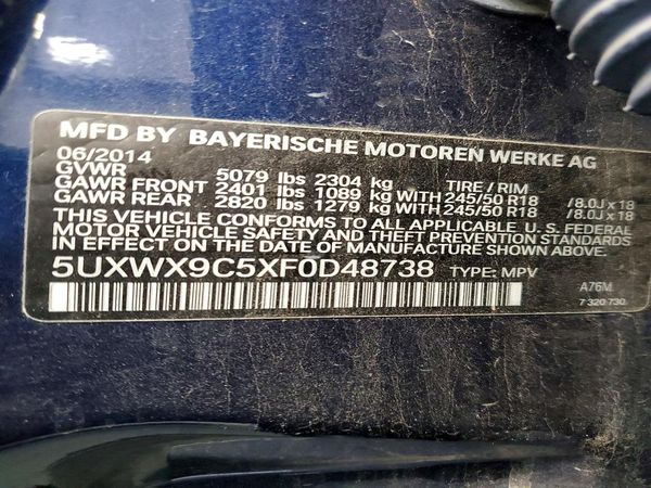 2015 BMW X3 xDrive28i