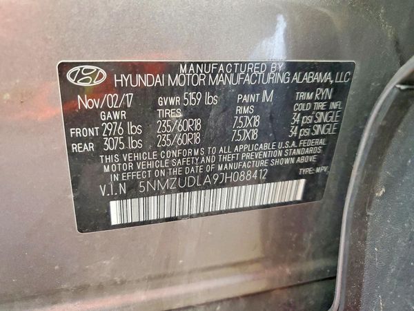 2018 HYUNDAI SANTA FE SPORT