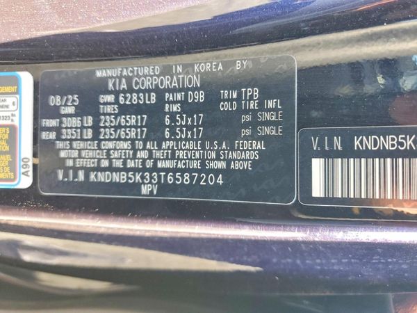 2026 KIA CARNIVAL LX, LXS