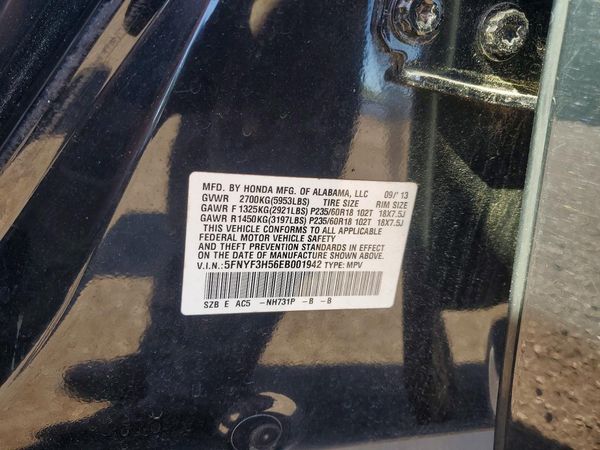 2014 HONDA PILOT EX-L