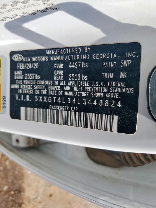 2020 KIA OPTIMA LX, S, SE