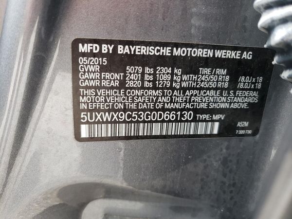 2016 BMW X3 xDrive28i