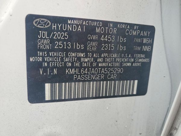 2026 HYUNDAI SONATA SEL Sport