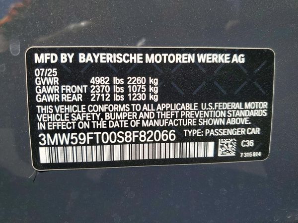 2025 BMW M340I