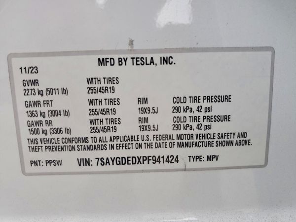 2023 TESLA MODEL Y