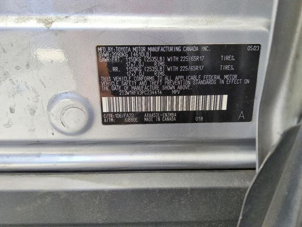 2023 TOYOTA RAV4 XLE — VINS