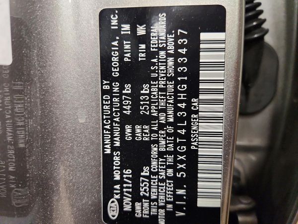 2017 KIA OPTIMA