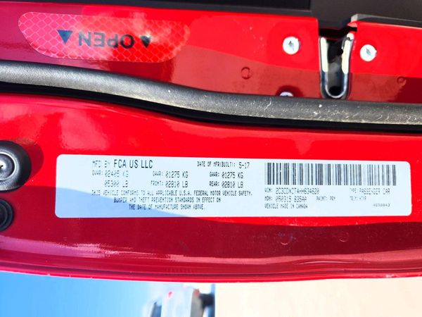 2017 DODGE CHARGER R/T RWD