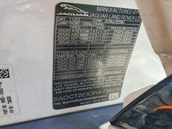 2024 JAGUAR F-PACE