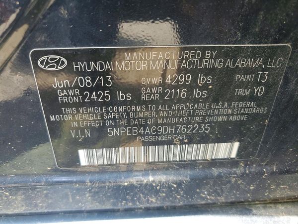 2013 HYUNDAI SONATA GLS/ GLS Popular