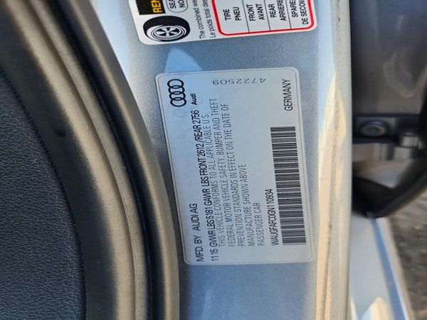 2016 AUDI A6 quattro Premium Plus — VINS