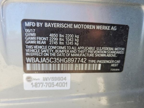 2017 BMW 530