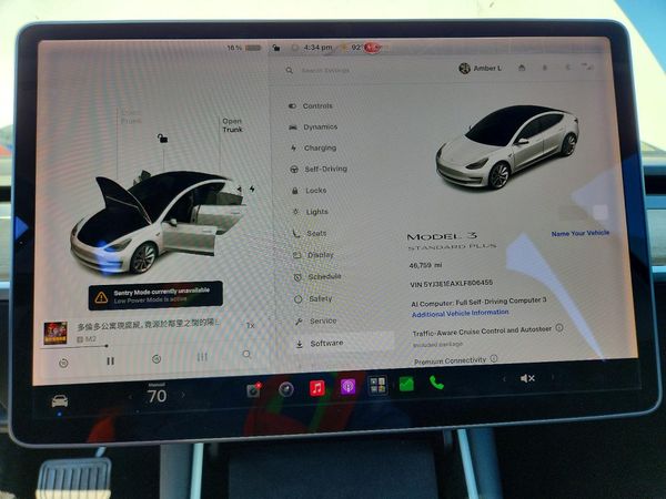 2020 TESLA MODEL 3