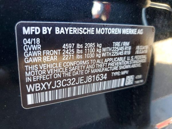 2018 BMW X2 sDrive28i