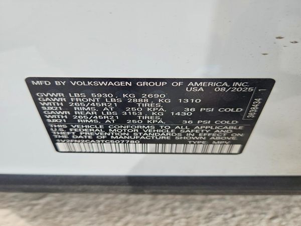 2026 VOLKSWAGEN ATLAS