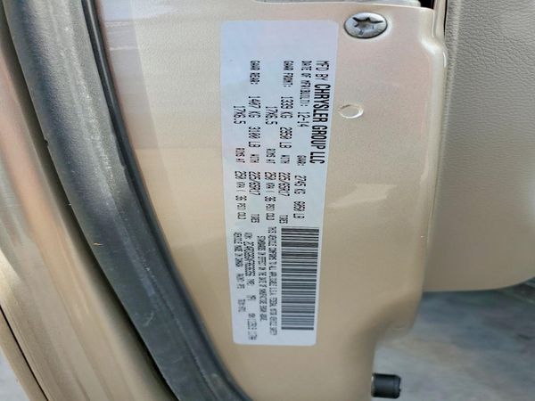 2015 DODGE GRAND CARAVAN SE