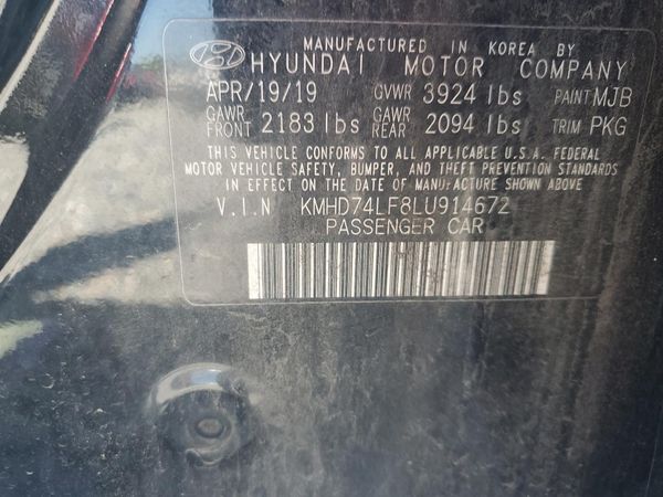 2020 HYUNDAI ELANTRA