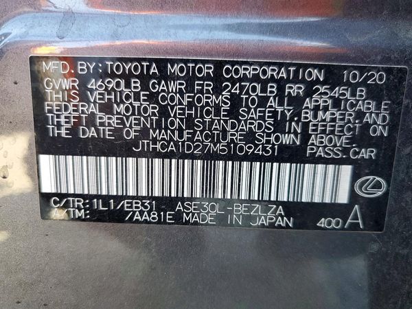 2021 LEXUS IS 300 Comfort