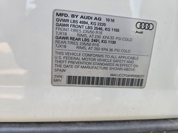 2017 AUDI Q3