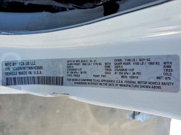 2022 RAM 1500 Big Horn, Lone Star
