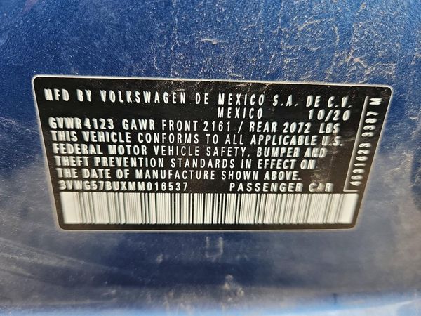 2021 VOLKSWAGEN JETTA SEL Premium
