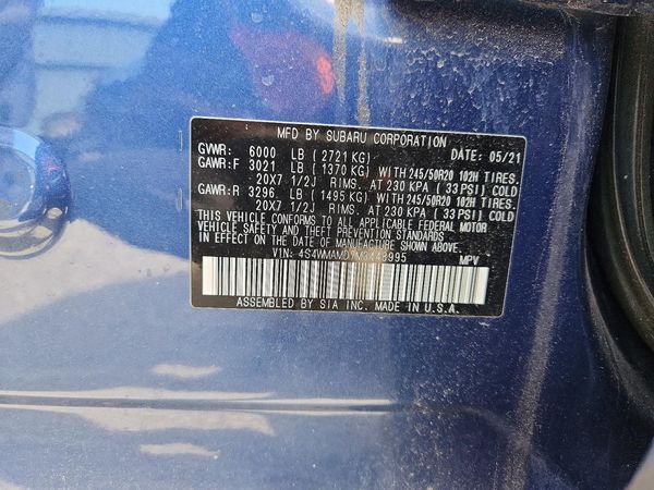 2021 SUBARU ASCENT